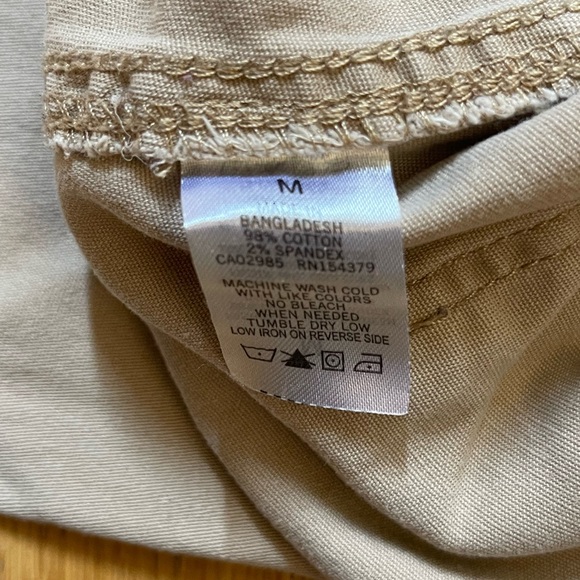Beige High-Rise Straight Utility Pants - Picture 4 of 4